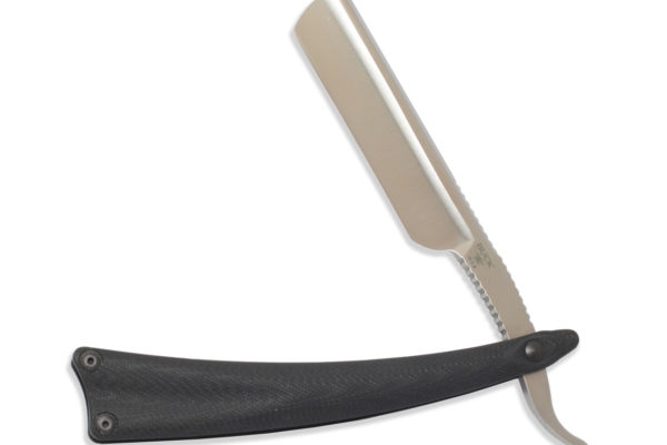 Buck Knives 039 Salient Straight Razor By Caleb Cooper Matte Black G10 - Exclusive