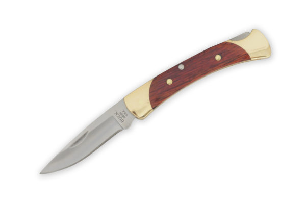Buck Knives 055 Mini 110 Folding Hunter Drop Point Rosewood Pocket Knife "The 55"