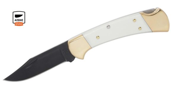 Buck Knives 112 White G-10 Black Oxide Ranger W/Sheath Factory Exclusive