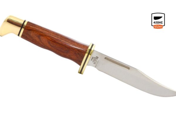 Buck Knives 117 Small Special Cocobolo Dymondwood Fixed Blade Knife W/ Sheath 117CCSSH