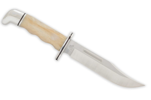 Buck Knives 119 Special Genuine Bone Handle Fixed Blade Knife W/ Sheath 0119BNSSH