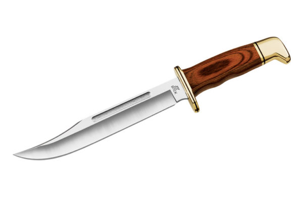 Buck Knives 120 General Cocobolo Dymoondwood Fixed Blade Knife W/Sheath  120Brs