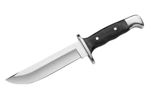 Buck Knives 124 Heritage Series Frontiersman Micarta Fixed Blade Knife W/Sheath  124Bksle