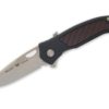 Buck Knives 294 Red/Black Carbon Fiber Momentum Assisted Opening Folding Knife