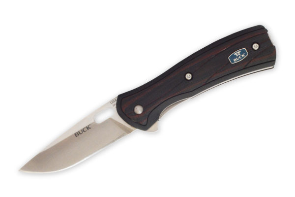 Buck Knives 342 Vantage Pro Plus Black/Red G10 BOS S35VN Folding Knife W/Clip