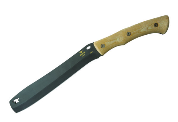 Buck Knives 108 Compadre Froe Cerakote 5160 Carbon Steel Fixed Blade Knife W/Sheath