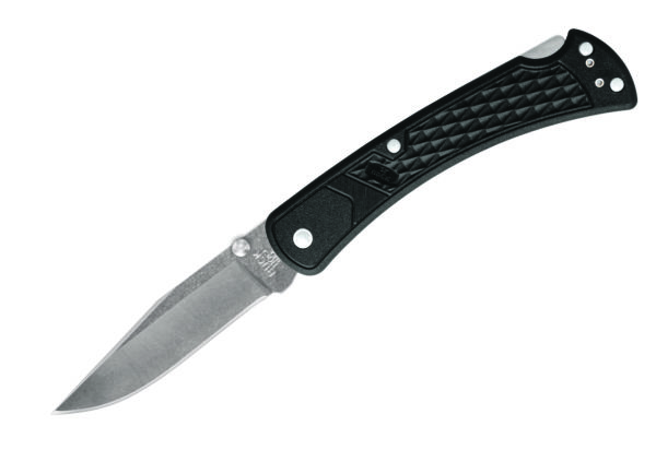 Buck Knives 110 Slim Select Black Folding Hunter Folding Knife W/ Clip