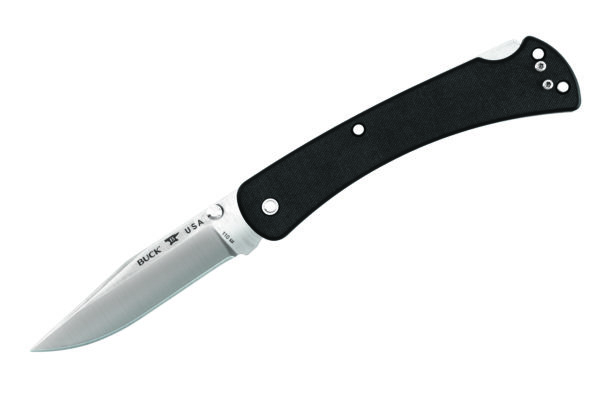 Buck Knives 110 Slim Pro Black G-10 BOS S30V Folding Hunter Knife W/ Clip