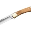 Buck Knives 110 Oak 5160 Carbon Steel Folding Hunter Knife W/Sheath 110OKSSH