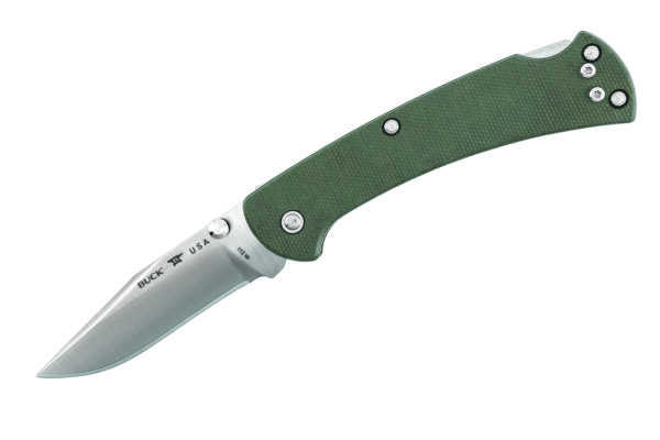 Buck Knives 112 Slim Pro OD Green Micarta BOS S30V Ranger Folding Knife W/ Clip