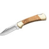 Buck Knives 112 Ranger Oak & 5160 BOS High Carbon Folding Knife W/Sheath 0112OAKSSH