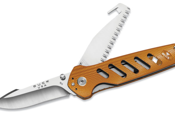 Buck Knives 183 Alpha Crosslock-Orange Folding Knife 183Ors1