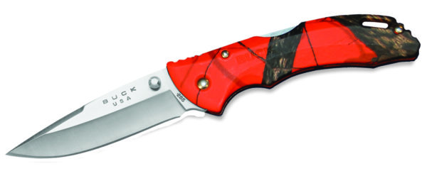 Buck Knives 285 Bantamâ® Blw Mossy Oak Orange Blaze Folding Knife 285Cms9