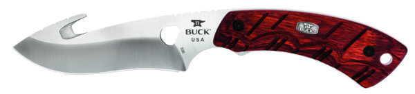 Buck Knives 536 Red Wood Open Season Skinner W/ Guthook Knife 536RWG