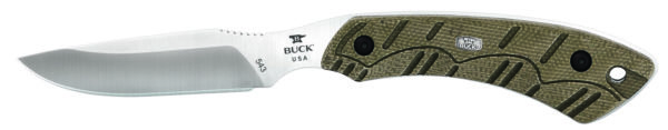 Buck Knives 543 Open Season Caper BOS S35VN OD Micarta Fixed Blade Knife 543ODS