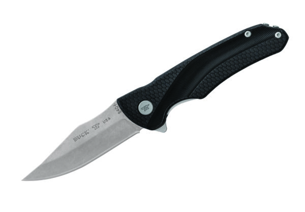 Buck Knives 840 Sprint Select Ball Bearing Flipper Black Folding Knife W/ Clip