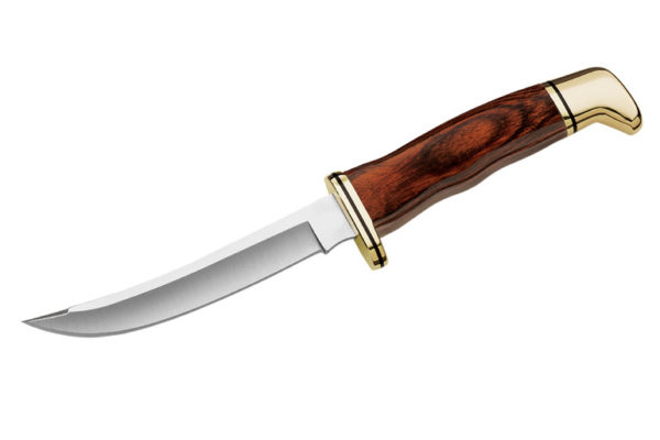 Buck Knives 118 Personal Cocobolo Dymondwood Fixed Blade Knife W/Sheath 118BRS (Out of Production)