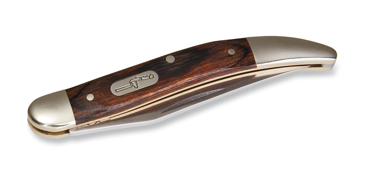 Buck Knives 385 Toothpick Wood Handle Folding Pocket Knife 385BRS