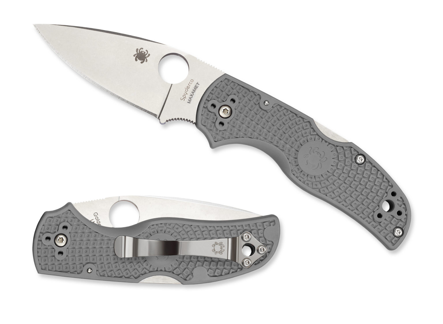 Spyderco Native 5 Lightweight Folding Knife 2.95″ Maxamet Satin Plain