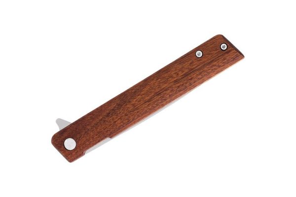 Buck Knives 256 Decatur Wood Flipper Folding Knife W/ Clip 0256BRS - Image 10