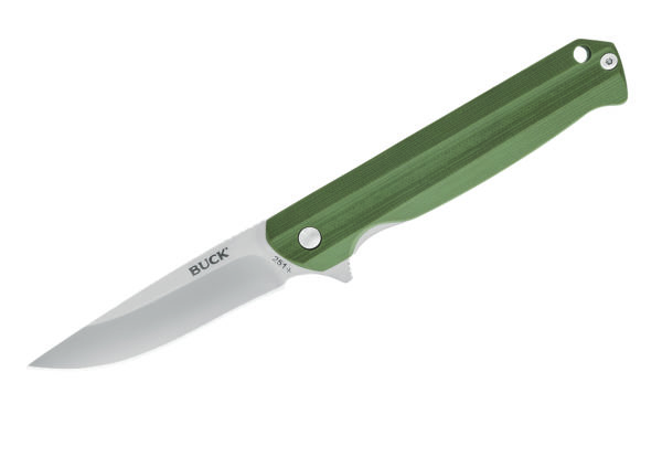 Buck Knives 251 Langford Green G-10 Flipper folding Knife W/ Clip 0251GRS - Image 9
