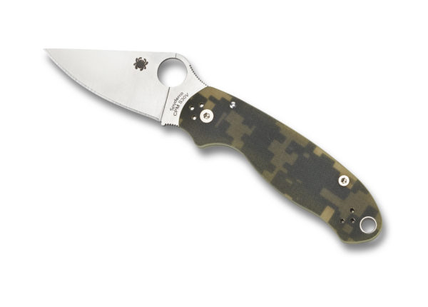 Spyderco Para 3 Folding Knife 3" S45VN Satin Blade, Digi Camo G-10 Handle W/ Clip - Image 4