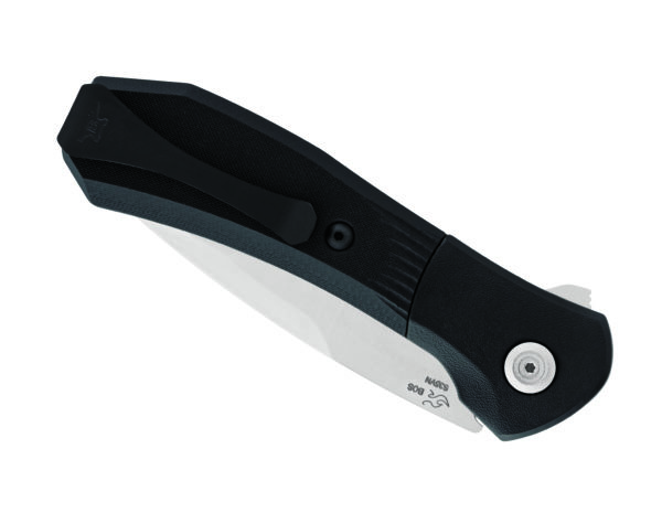 Buck Knives 590 Paradigm Assisted Open Knife 3" S35VN Drop Point Blade, Black G10 Handles, Rotating Bolster Lock W/ Clip (Out of Production) - Image 7
