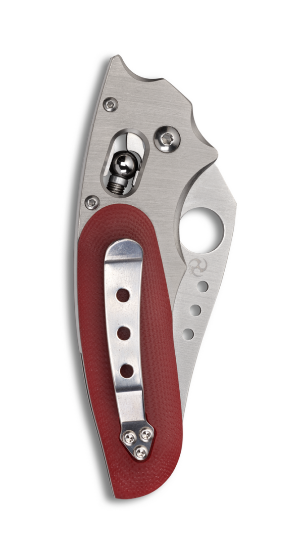 Spyderco Viele Phoenix Red Sprint Run, 3.05" Satin VG-10 Blade, Red G-10 Handle C114GPRD - Image 5