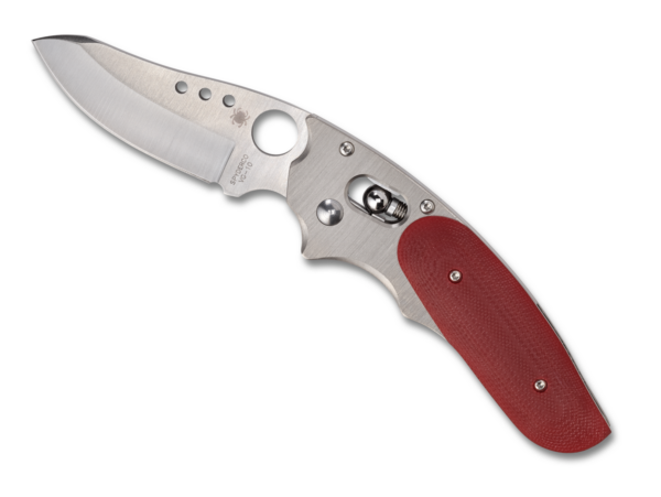 Spyderco Viele Phoenix Red Sprint Run, 3.05" Satin VG-10 Blade, Red G-10 Handle C114GPRD - Image 4