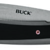 Buck 263 HiLine Ball Bearing Flipper Knife 3.25 D2 Stonewashed  Cleaver-Style Blade, Anodized Aluminum Handles with Black G10 Onlay -  KnifeCenter - 13243