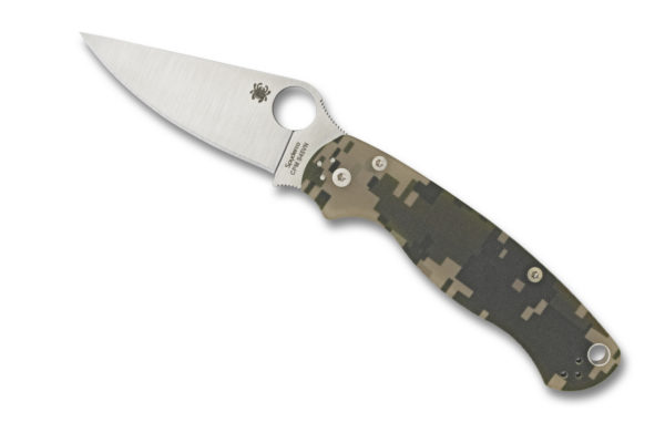 Spyderco Para 2 Folding Knife 3-7/16" S45VN Satin Blade, Digital Camo Handles W/ Clip