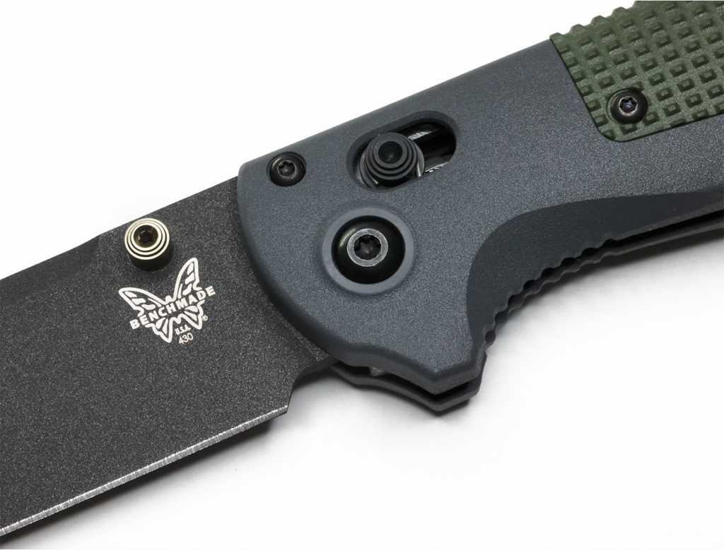 Benchmade 430 Redoubt Folding Knife 3.55″ Graphite CPM-D2 Blade, Gray ...