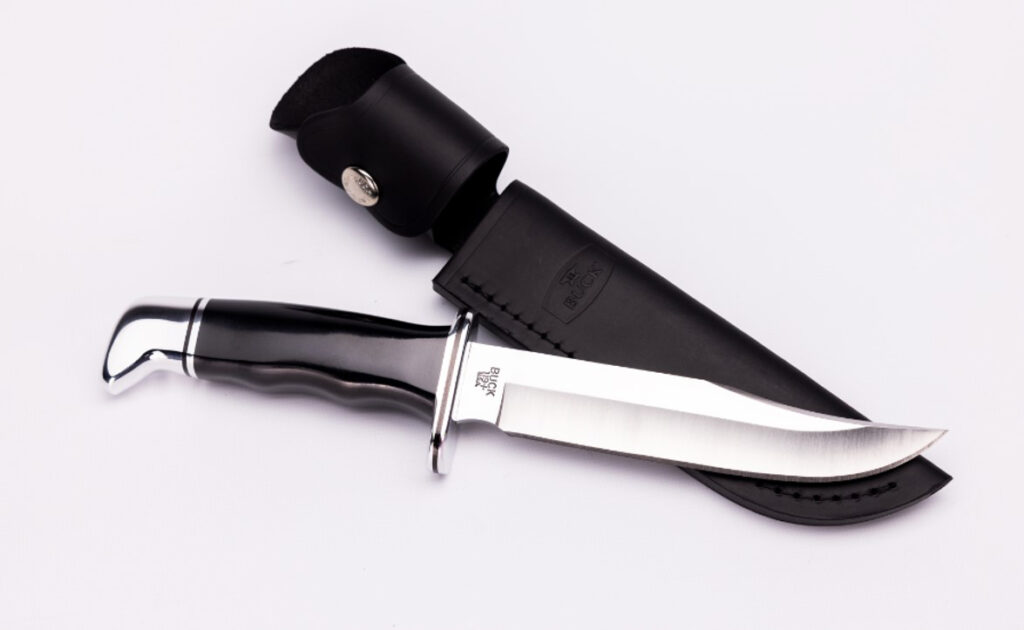 Buck Knives 119 Special Fixed Blade Knife, Black Phenolic Handle, 6″ 420HC Clip Blade W/Out