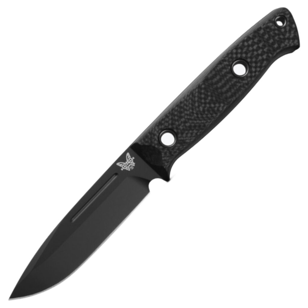 Benchmade 163BK Sibert Bushcrafter Fixed Blade Knife, 4.38″ CPM-CruWear ...