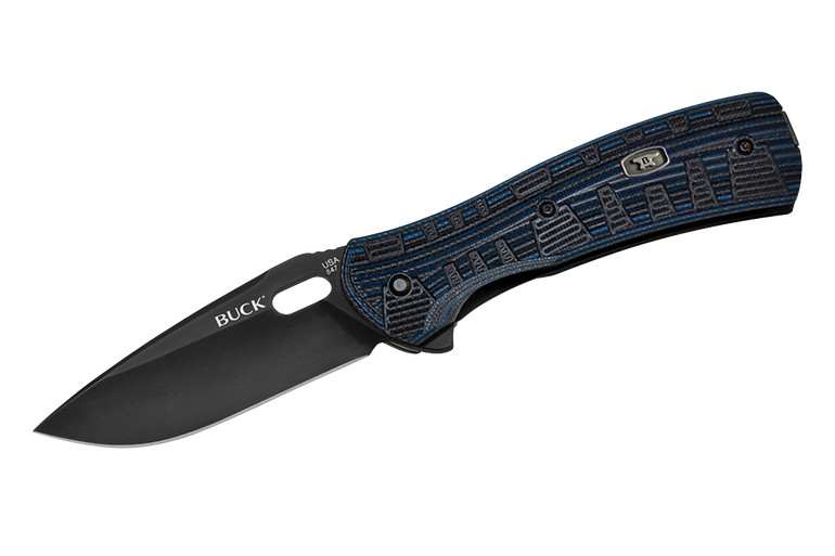 Buck Knives 847BLS Vantage Force Pro Folding Knife, 3 1/4″ BOS S30V Drop Point Blade, G-10 Scales W/ Clip  (Out of Production)