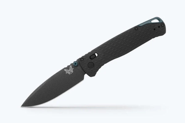 Benchmade 534BK Bugout Vapyr Folding Knife, 3.24" MagnaCut Black Cerakote Drop Point Blade, Black Machined Aluminum Handles W/ Clip