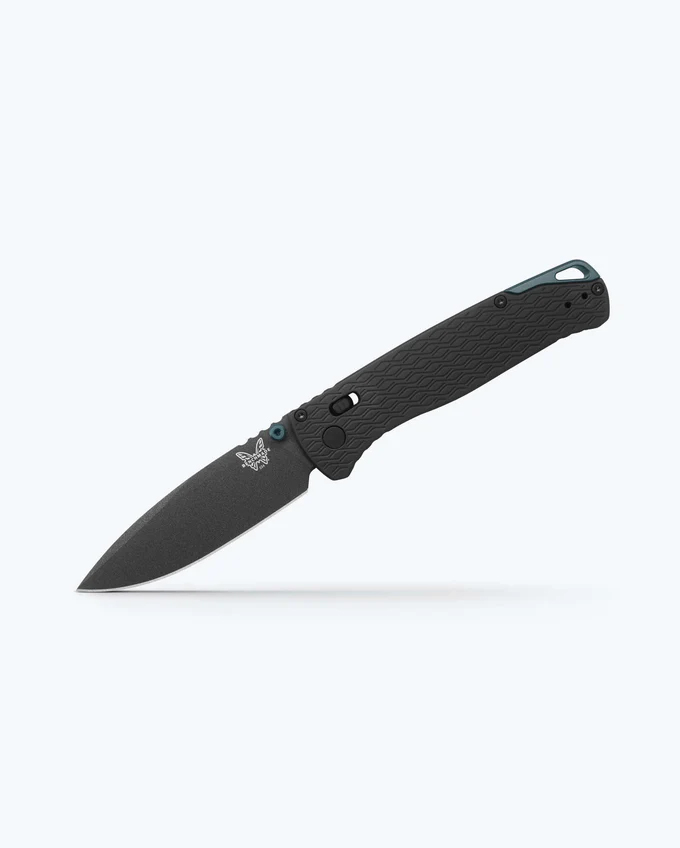 Benchmade 534BK Bugout Vapyr Folding Knife, 3.24" MagnaCut Black Cerakote Drop Point Blade, Black Machined Aluminum Handles W/ Clip