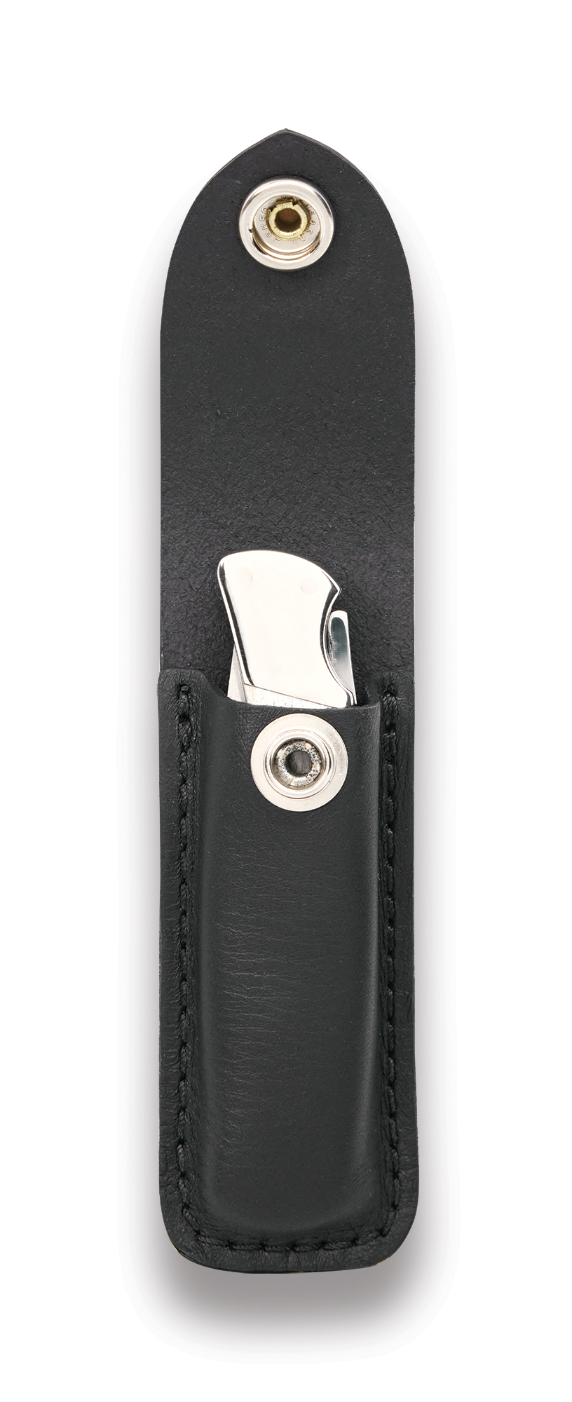 Buck Knives 501 Squire Folding Knife, 2.75" 420HC Satin Blade, Genuine Elk Antler Handles, Nickle Silver Bolsters W/ Genuine Leather Sheath (Limited Production) - Image 4