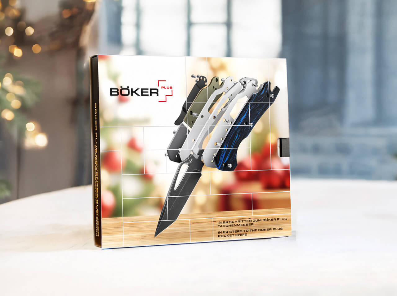 Boker Plus 2026 Advent Calendar EDK (Every Day Knife) Crossbar Lock Folding Knife, 3.07" Tanto Blade, Pocket Clip (Limited Edition) - Image 8