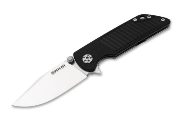 Boker Solingen Sherman EDC II Framelock Folding Knife, 2.5" MagnaCut Blade, Black G-10 And Aluminum Handle W/ Clip